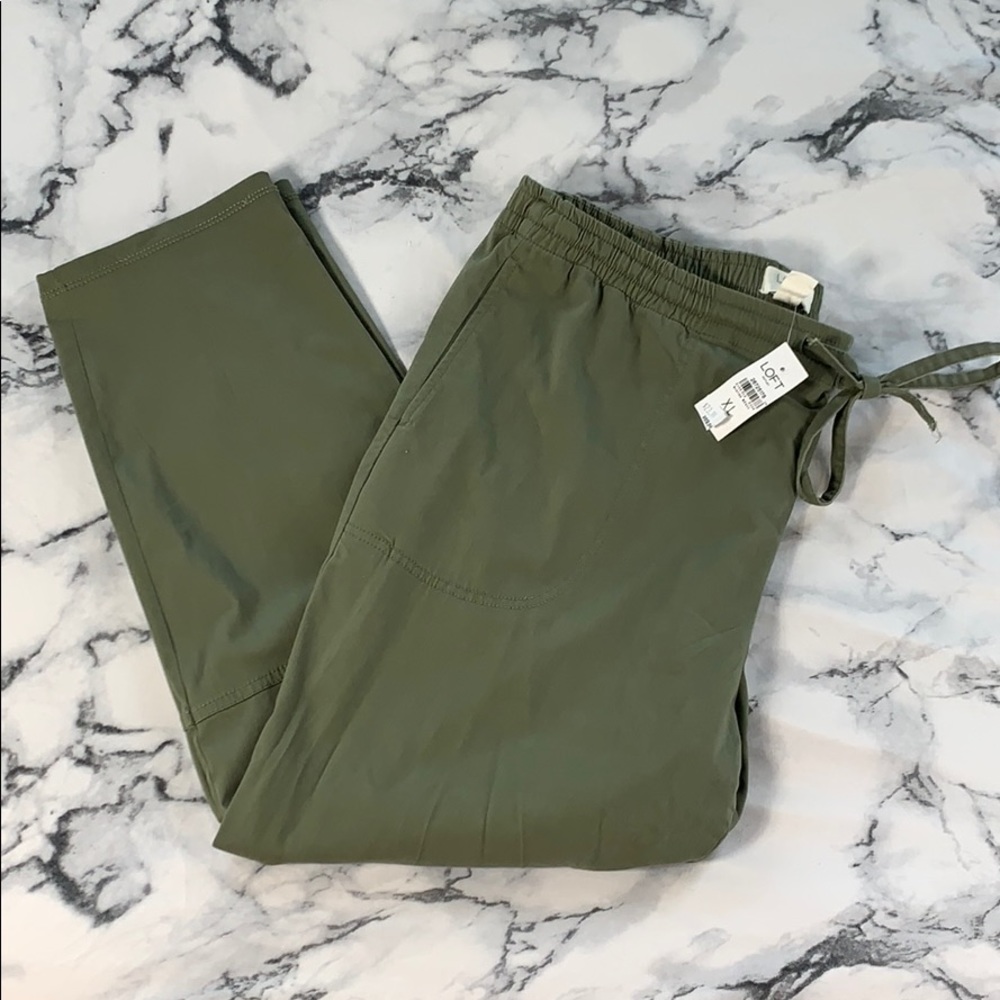 Loft Army Green Pants (NWT)